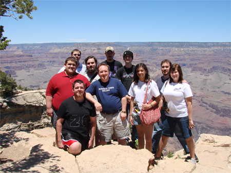 Tuba and Euphonium Ensemble visited the Grand Canyon