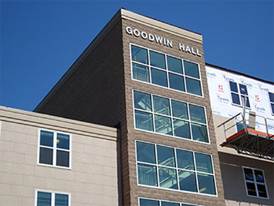 Goodwin Hall under construction