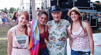 Band members with Jesse McReynolds
