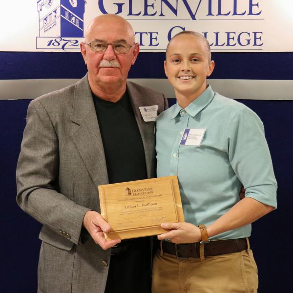 Dennis Fitzpatrick (left) and Tiffani Huffman (right)