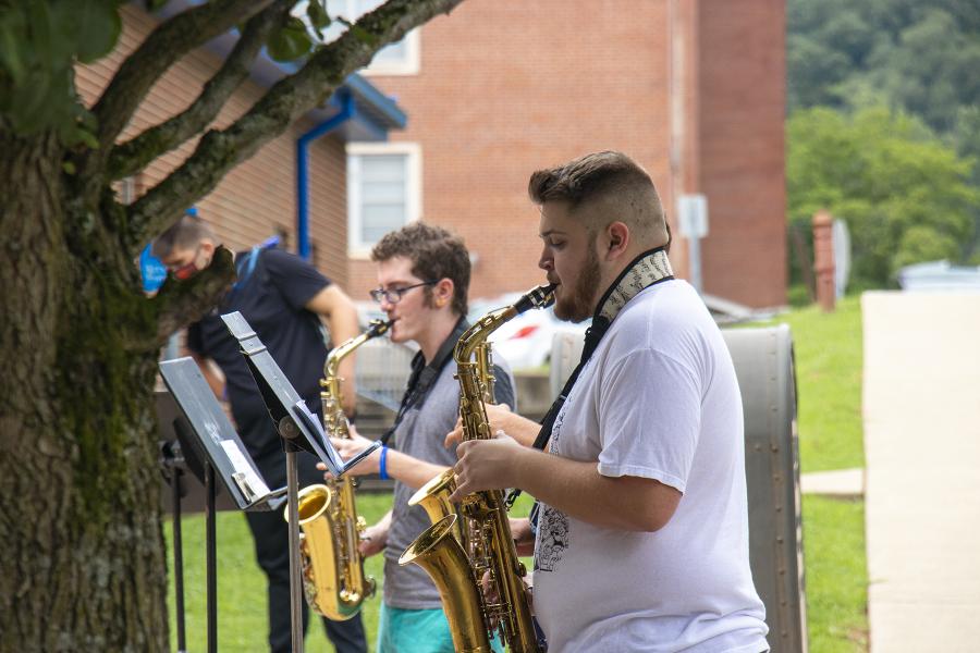 Marching Band practice