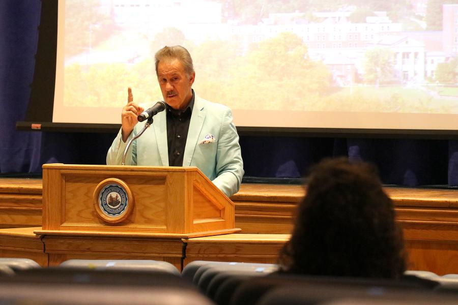 Mark Manchin at fall 2020 opening meeting
