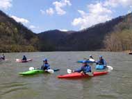 Kayaking on the New River