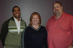 Kipp Colvin, Jodi Ocheltree, and Jerry Burkhammer