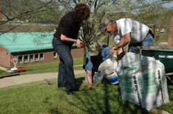 Students Planting Trees