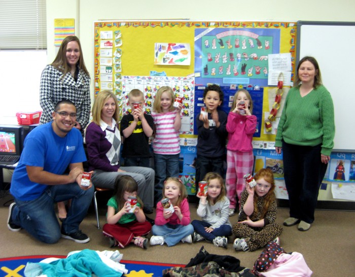 GSC SIFE members at Normantown Elementary School