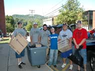 2006 Freshman Move in day