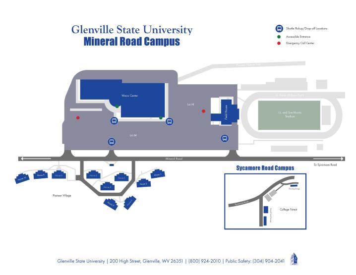 Campus Map Mineral Road 2022
