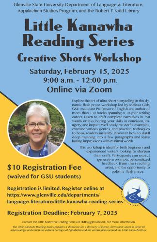 Little Kanawha Reading Series Creative Shorts Workshop Flyer