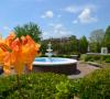 Campus Fountain with Dora Heflin Flower