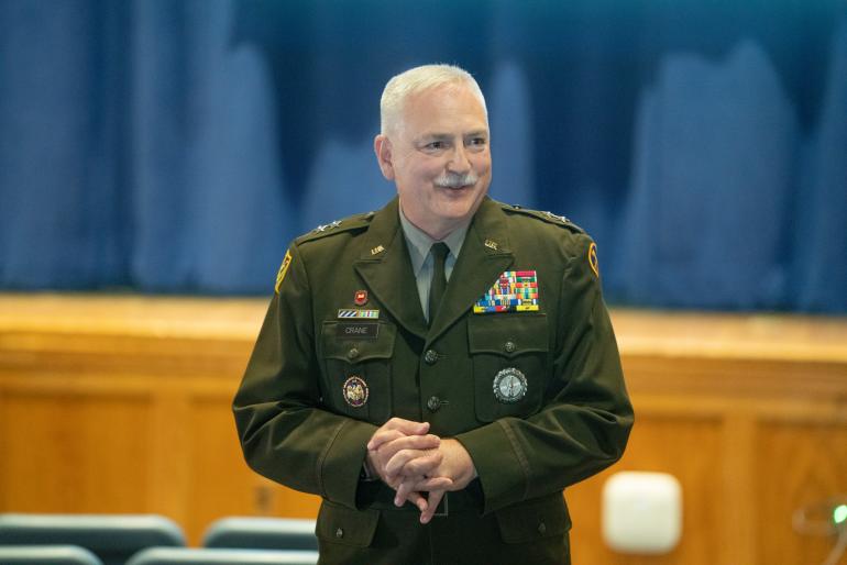 GSU Welcomes Alumni, Major General William Crane, to present on Management and Leadership. GSU Welcomes Alumni, Major General William Crane, to present on Management and Leadership.