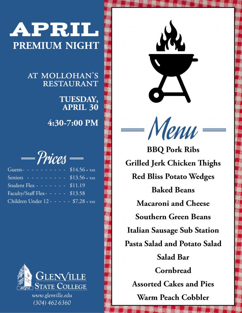 April Premium Night Flyer April Premium Night Flyer