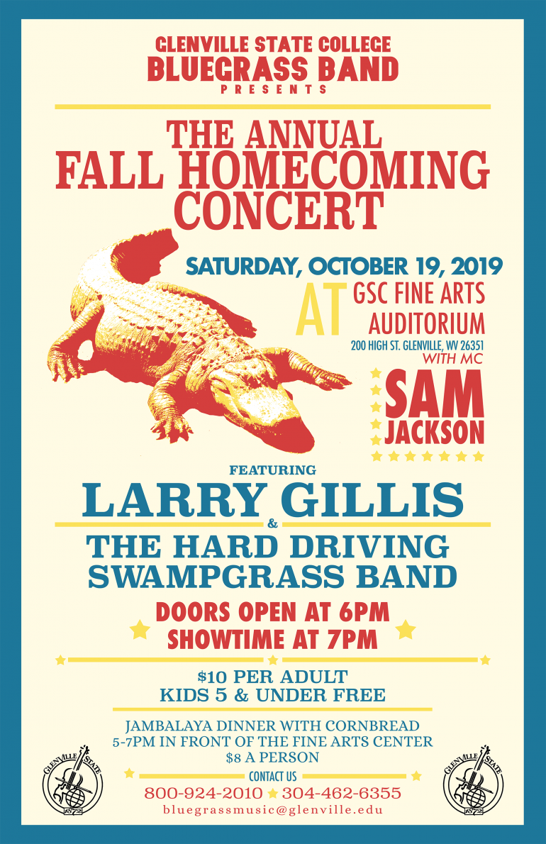 2019 GSC Bluegrass Annual Fall Homecoming Concert Poster 2019 GSC Bluegrass Annual Fall Homecoming Concert Poster