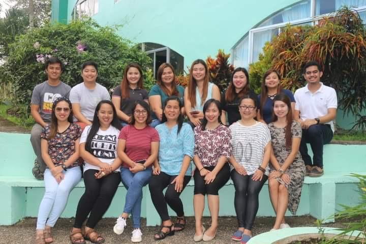 Students from Southern Luzon State University located in Lucban, Quezon, Philippines with Dr. Amalia E. Almazol