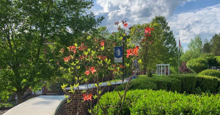 Glenville State University’s campus in the spring. (GSU Photo/Dustin Crutchfield)