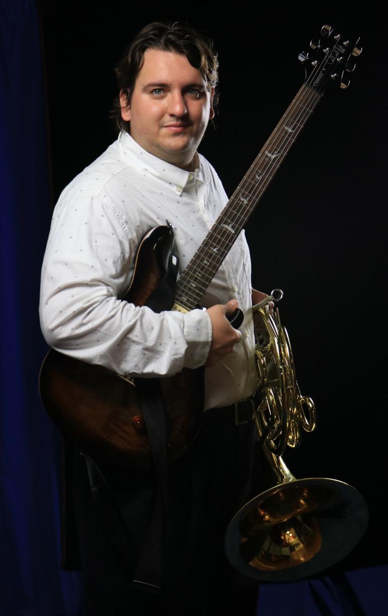 Colton Watts will perform his senior recital on horn and guitar on Friday, October 29 in the GSC Fine Arts Center Auditorium. (Courtesy Photo/Christopher Cosner)