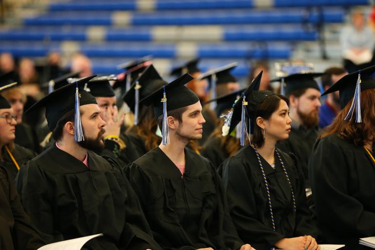 Students at the December 2018 Commencement Ceremony