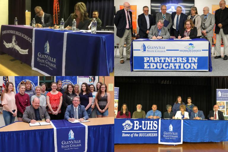 Dual Enrollment agreements exist between GSC and several high schools in the region, including James Monroe High School, Nicholas County and Richwood High Schools, Braxton County High School, and Buckhannon-Upshur High School, among others