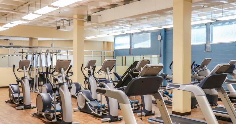 Fitness Center Start the new year with a new fitness routine at the GSC Fitness Center. (GSC Photo/Kristen Cosner)