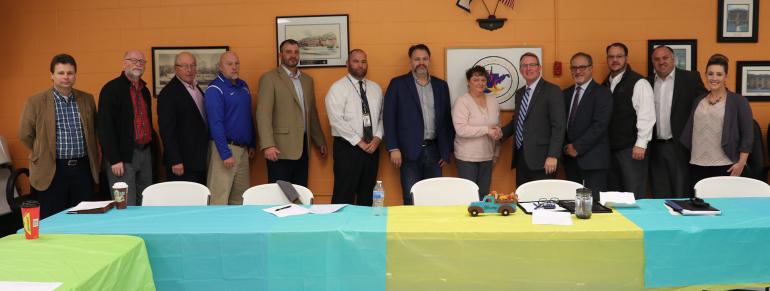 Partnership Meeting with Gilmer County Schools Partnership Meeting with Gilmer County Schools