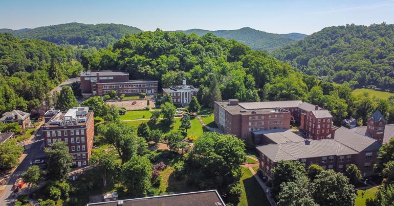 The Glenville State University campus. (GSU Photo/Kristen Cosner)