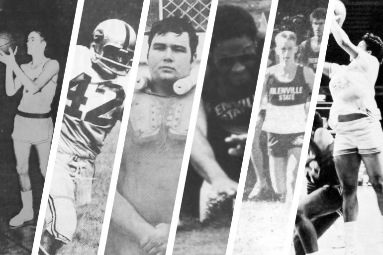 The 2020 inductees into the Curtis Elam Athletic Hall of Fame include (l-r) Larry Gandee, Jim Carter, Mark Reger, Lloyd Willis, Andy Jarrell, and Monique Johnson The 2020 inductees into the Curtis Elam Athletic Hall of Fame include (l-r) Larry Gandee, Jim Carter, Mark Reger, Lloyd Willis, Andy Jarrell, and Monique Johnson
