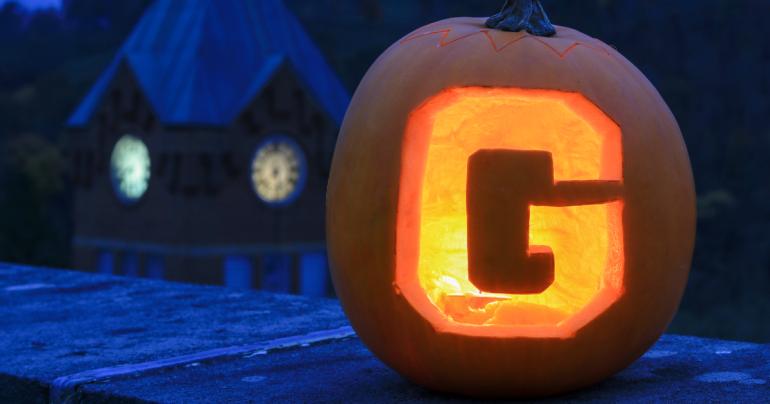 GSC Jack o'lantern with Clock Tower in the background Numerous ghost hunters and paranormal researchers have been fascinated with GSC. But, is GSC really haunted...that’s for you to decide!