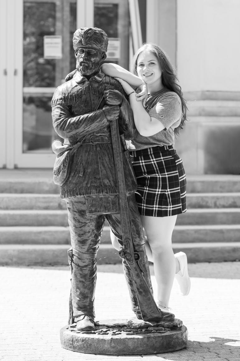 Fairen and the Pioneer Fairan Gill Senior Photo