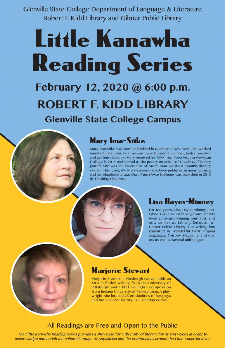 Little Kanawha Reading Series Event Poster