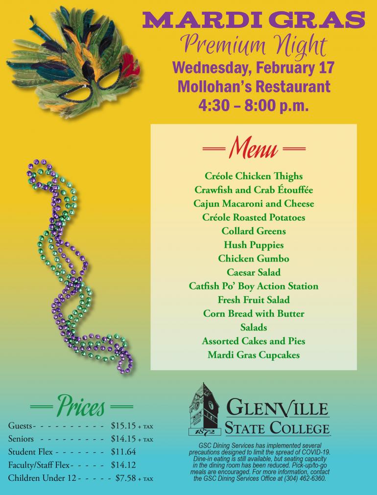 Mardi Gras Premium Night Flyer Mardi Gras Premium Night Flyer