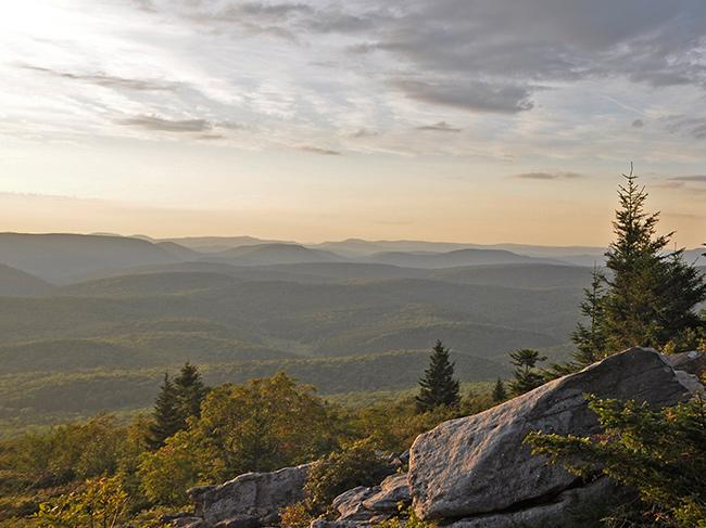 The Allegheny Mountains, pictured here from Spruce Knob, West Virginia, comprise much of the nearly 1 million acres of public lands that are the Monongahela National Forest. (USDA Forest Service photo | Kelly Bridges) The Allegheny Mountains, pictured here from Spruce Knob, West Virginia, comprise much of the nearly 1 million acres of public lands that are the Monongahela National Forest. (USDA Forest Service photo | Kelly Bridges)