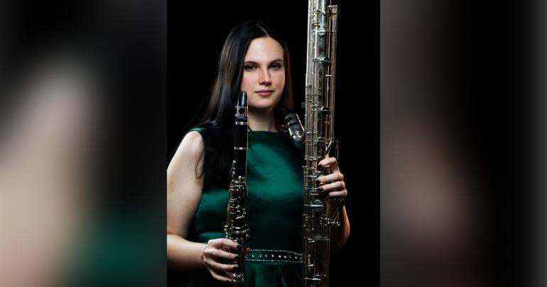 Glenville State University student Olivia Dillon will hold her senior recital on Sunday, April 24. | Photo by: Christopher Cosner