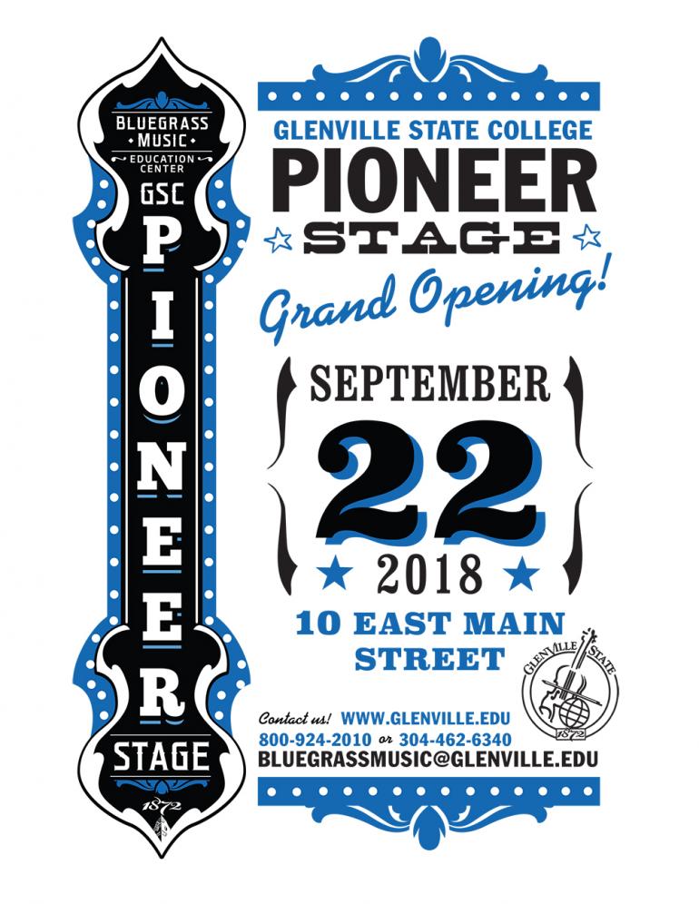 Pioneer Stage Grand Opening Flyer Pioneer Stage Grand Opening Flyer