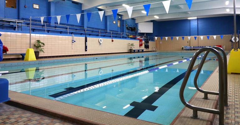 The Glenville State College Pool, pictured, will be the site of upcoming Red Cross lifeguard certification classes. (GSC Photo/Kristen Cosner)