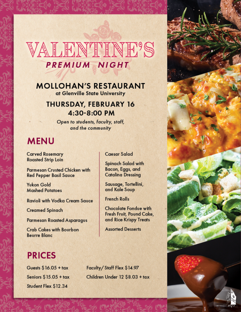 Join us in Mollohan's Restaurant on Thursday, February 16 for Premium Night!