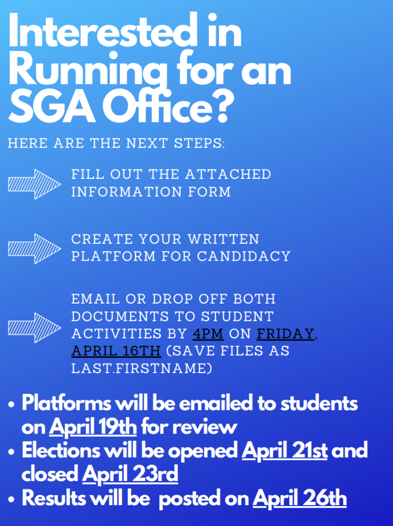 SGA Flyer SGA Flyer