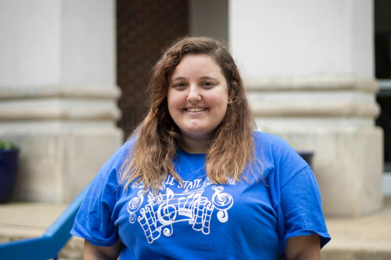 Glenville State College senior Kristina “Tina” Lowe will be serving as the field commander for the Pioneer ‘Wall of Sound’ Marching Band for the fall 2020 semester