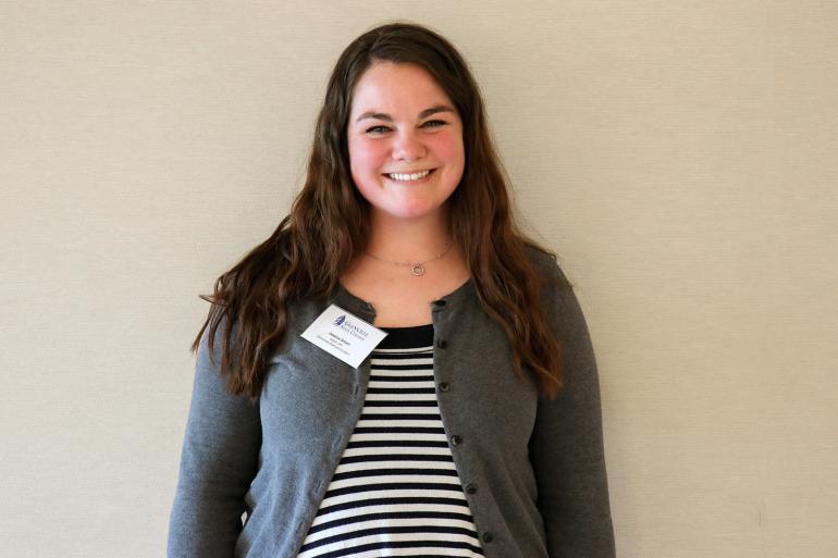 Glenville State College student Jessica Smarr has become the first recipient of the GSC Women’s Leadership Circle Scholarship (GSC Photo/Kristen Cosner)