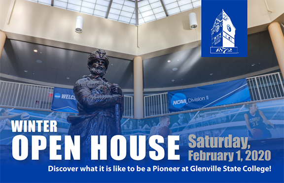 You're invited to attend the upcoming Winter Open House on Saturday, February 1 at Glenville State College