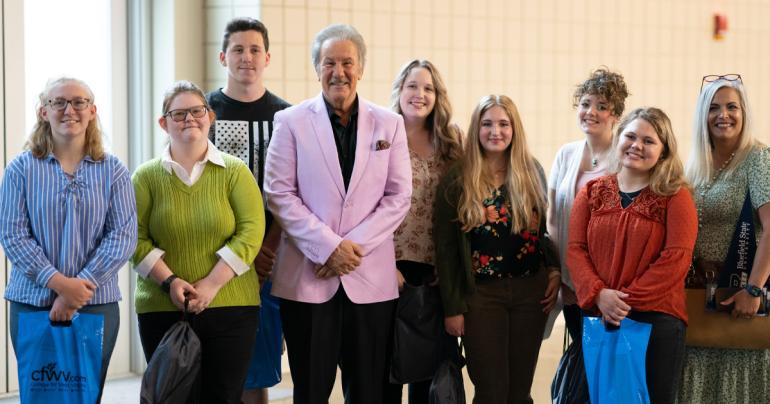Students meeting President Manchin
