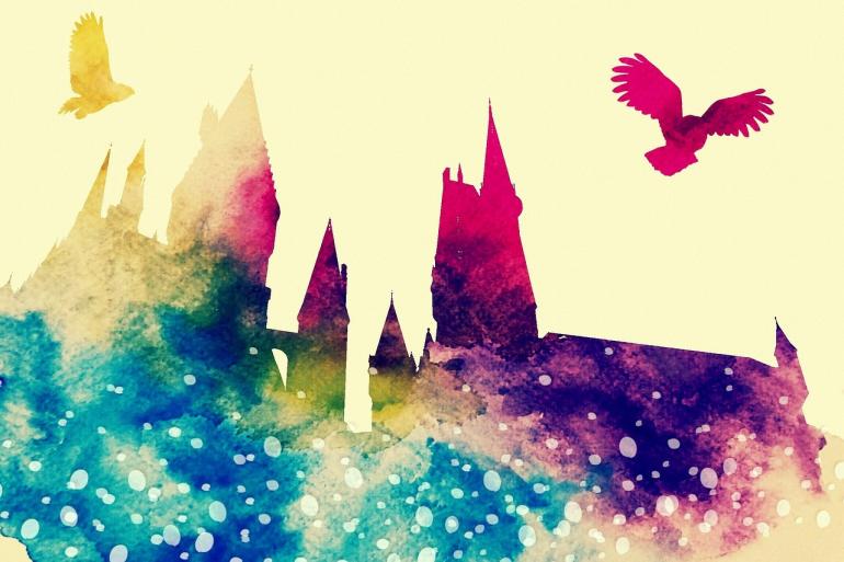 Hogwarts Castle Hogwarts Oil Painting