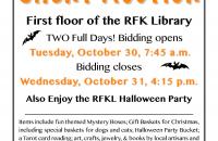 Science Fiction and Fantasy Guild Silent Auction Flyer