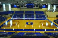 Basketball court in the Waco Center