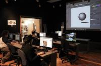 Students utilizing GSC's Applied Learning Art and Design Computer Lab