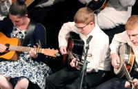 Local youngsters can take part in a youth bluegrass camp at the Glenville State College Pioneer Stage as part of the upcoming WV State Folk Festival. (GSC Photo/Dustin Crutchfield)