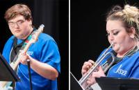 Brady King and Caitlin Reed (GSU Photos/Dustin Crutchfield)