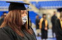 Glenville State College graduate Tabitha Cochrum pictured here at the College’s fall Commencement Ceremony. The spring ceremony will take place on Saturday, May 8 at 10:00 a.m. in the GSC Waco Center. (GSC Photo/Kristen Cosner)