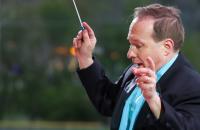 The Glenville State University Concert Band, under the direction of Dr. Lloyd Bone (pictured), will hold their spring concert on Friday, April 28 at 7:00 p.m. (GSU Photo/Dustin Crutchfield)