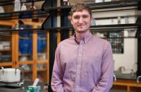 Glenville State University student Dalton McGeeney was recently accepted into the Doctor of Veterinary Medicine program at Mississippi State University’s College of Veterinary Medicine. (GSU Photo/Kristen Cosner)
