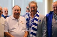 On Saturday, February 19, Glenville State College saw two significate milestones reached: the 150th anniversary of the College’s founding and over $1.1 million raised for the annual Founders Day of Giving campaign. Pictured here are (l-r) I.L. “Ike” Morris, Rodney LeRose, Dr. Mark Manchin, and Steve Westfall.